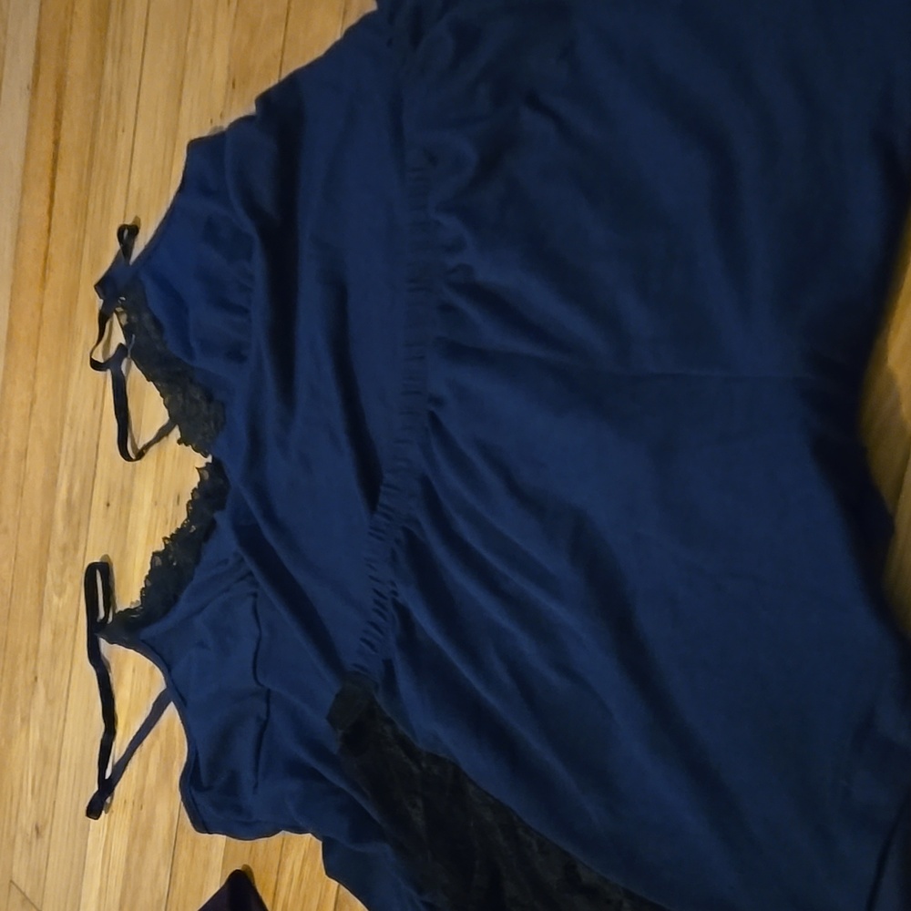 Shein blue pj shorts
